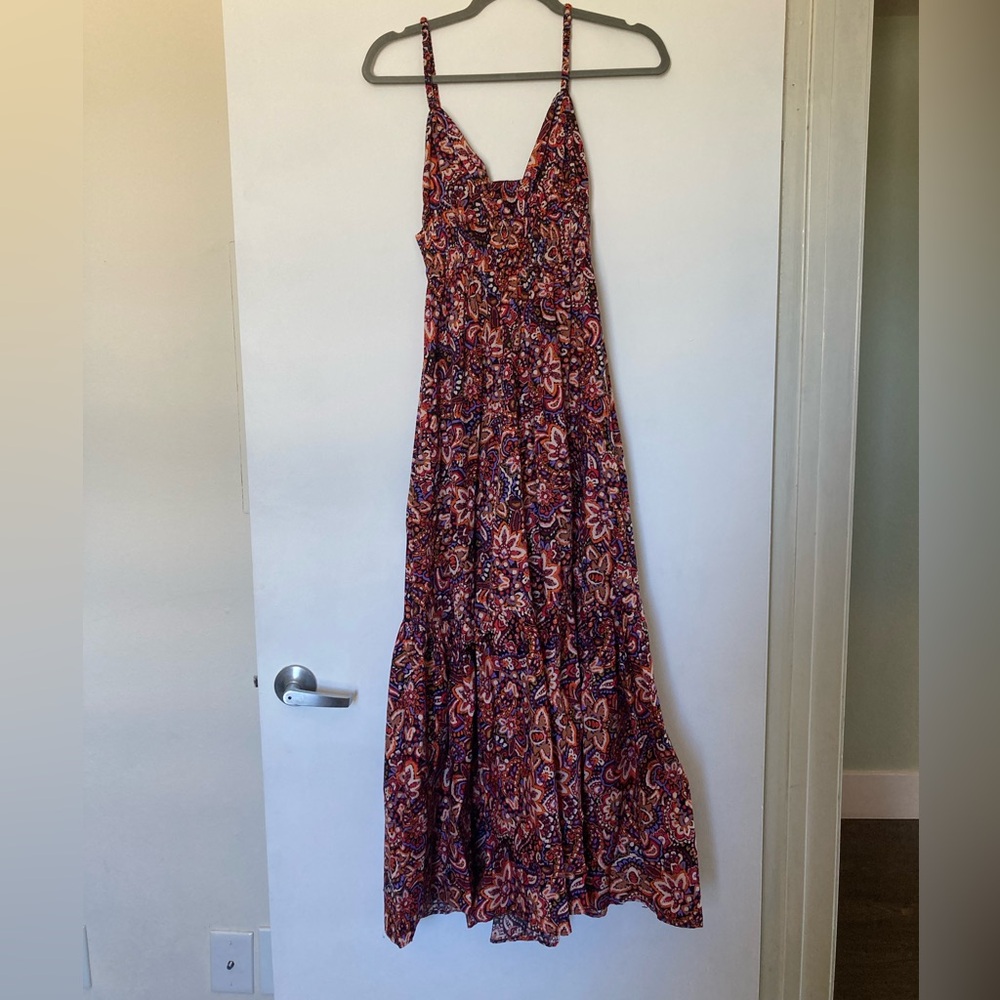 Jason Wu Multicolor Paisley Maxi Dress